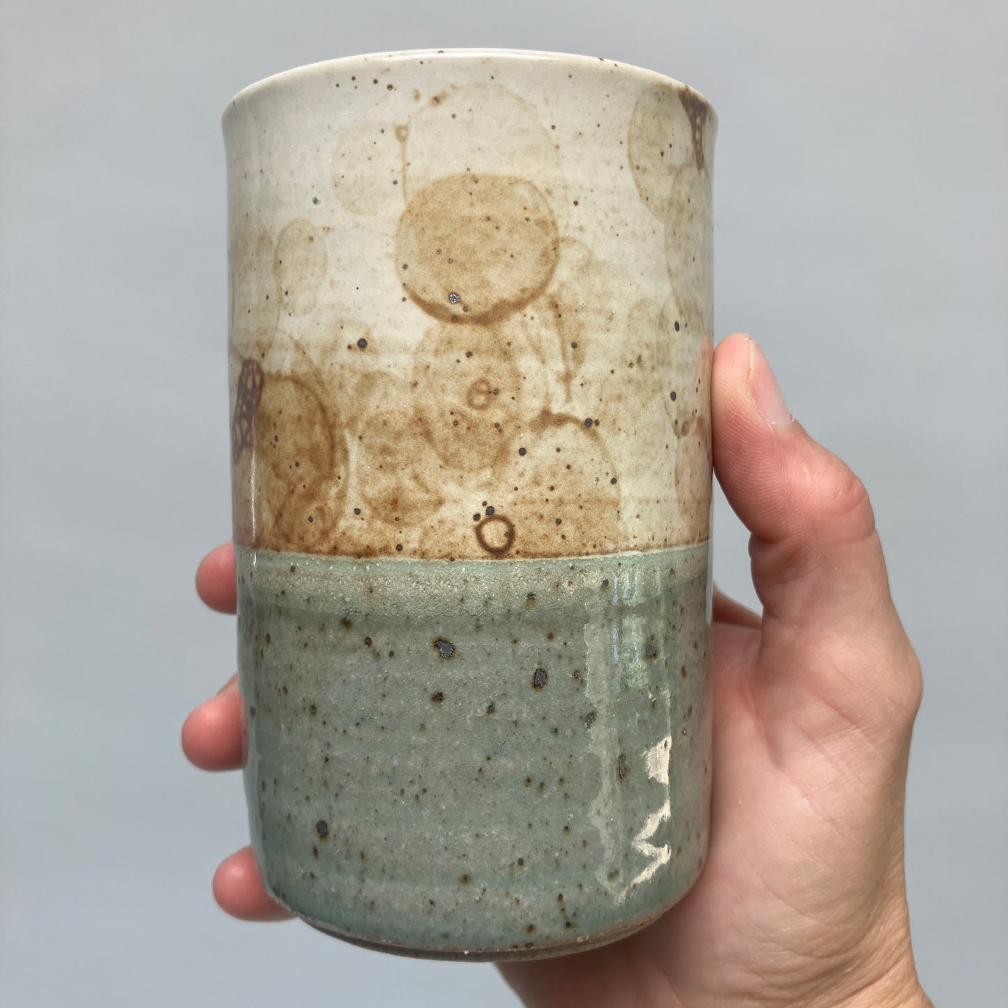 Tumbler with Bubble Design