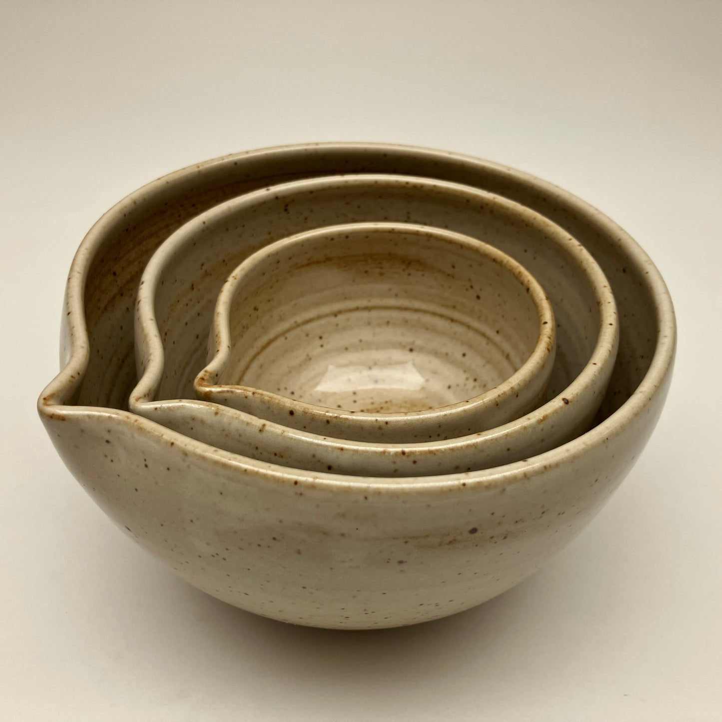Small Nesting Set in Cream White