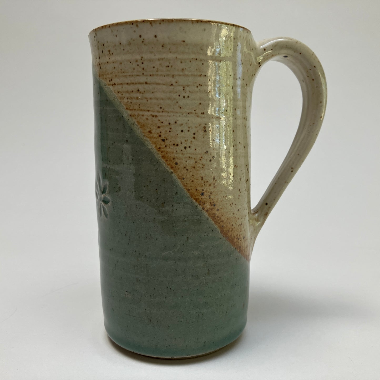 Tall Mug With Flowers