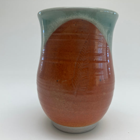 Small Curvy Mug With Feather