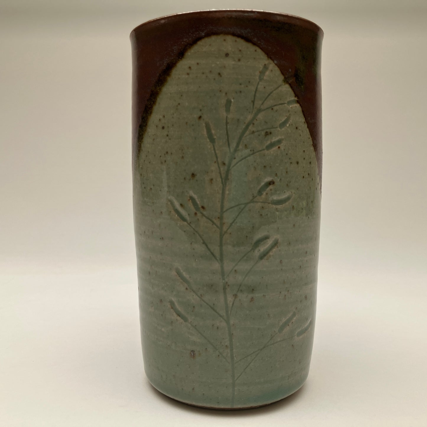 Tall Mug with Mustard Plant