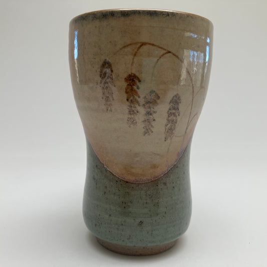 Tapered Mug With Bamboo Grass