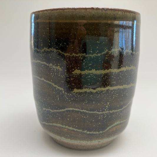 Teacup with Teadust and Celadon Overlay