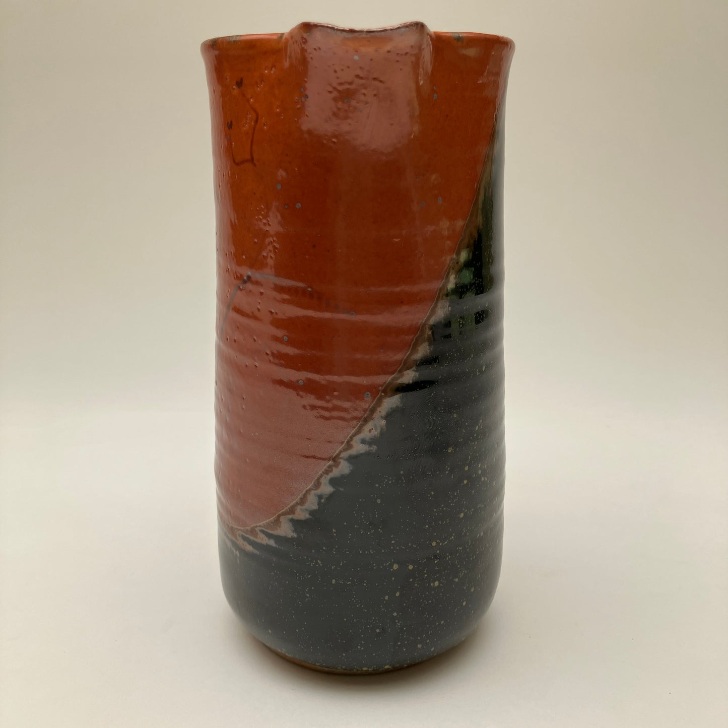 Two Toned Pitcher with Native Grasses