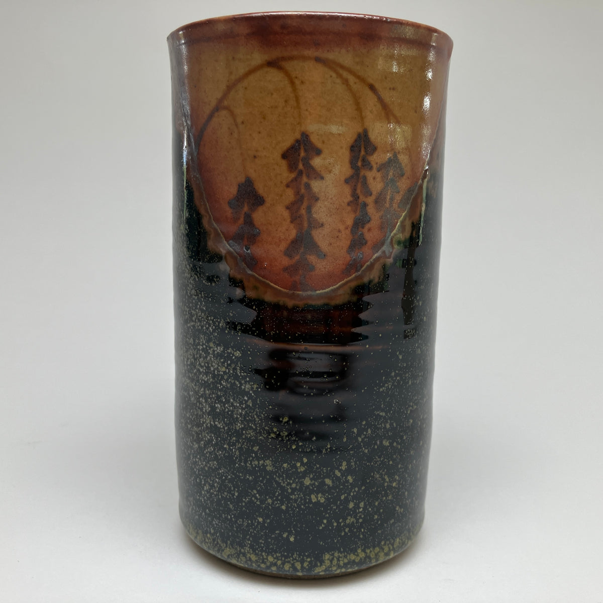 Tall Mug With Wisteria