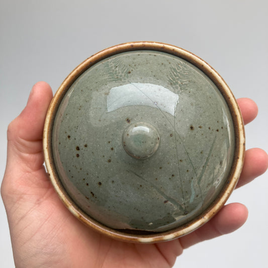 Salt Cellar With Grasses