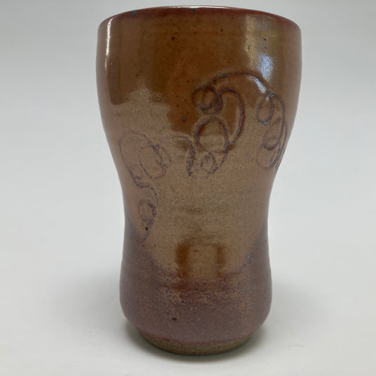 Tapered Mug With Abstract Design