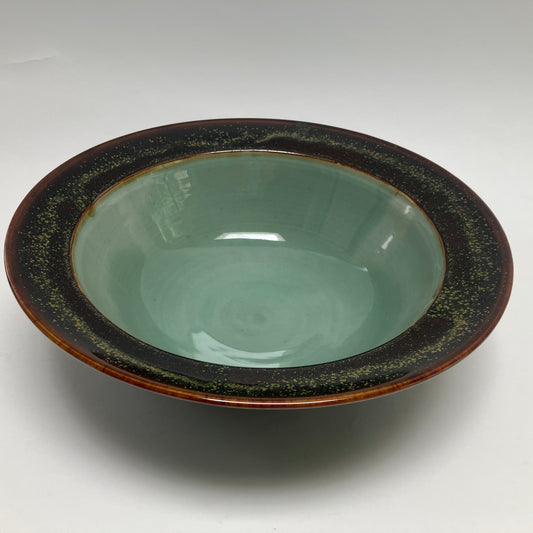 Large Serving Bowl in Celadon and Teadust