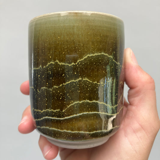 Teacup with Glaze Overlay