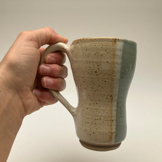 Tapered Mug With Grasses