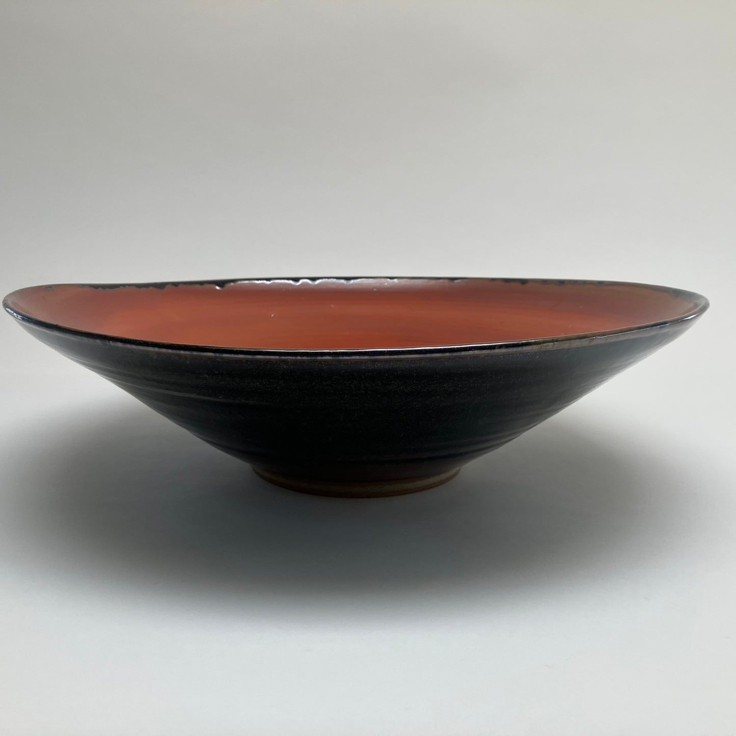 Large Serving Bowl with Grasses