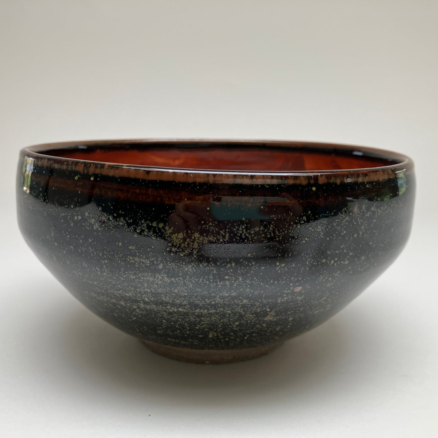 Bowl With Slip Marbling
