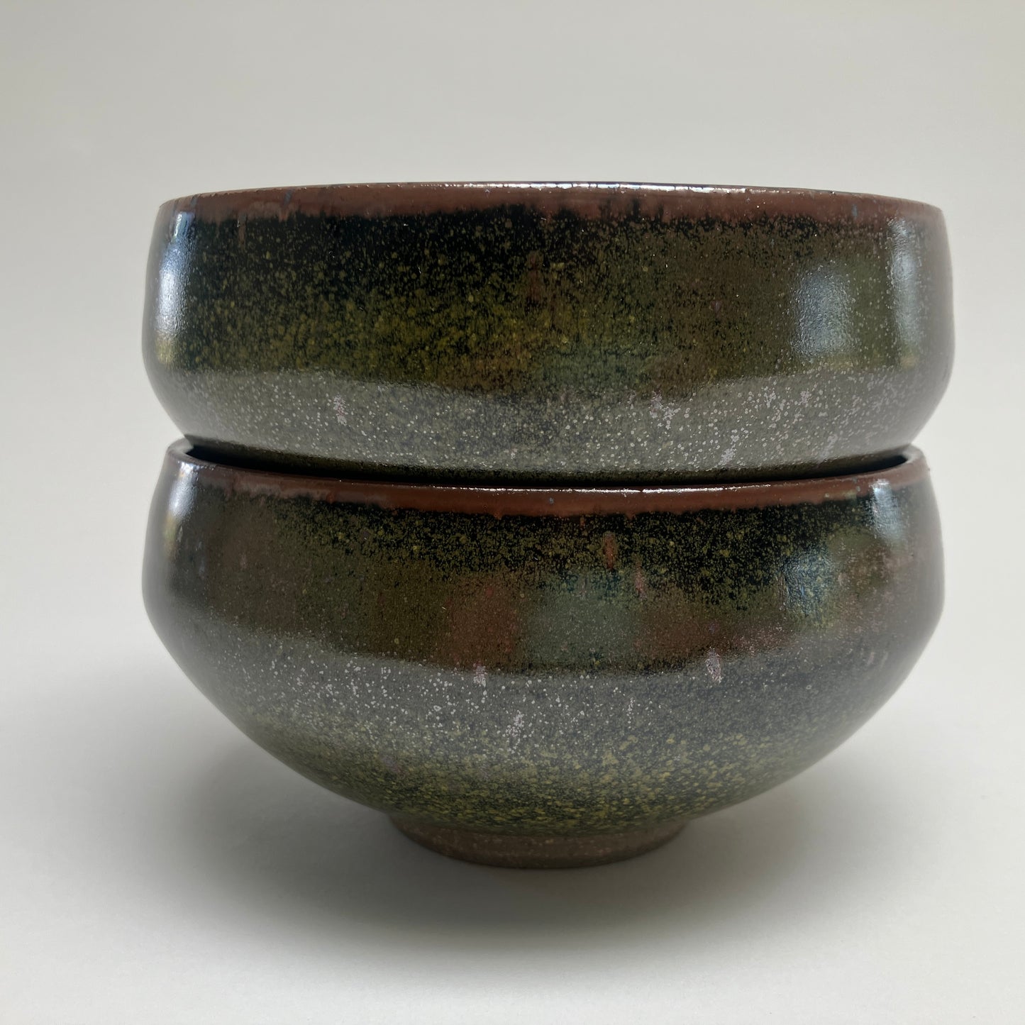 Bowl With Slip Marbling