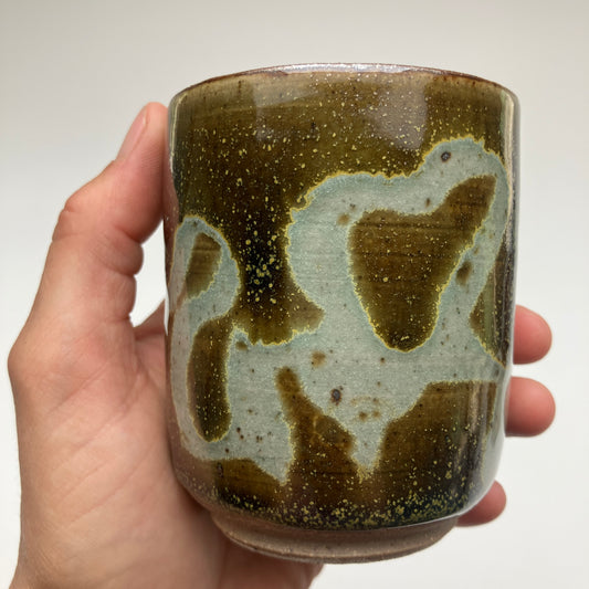 Teacup with Teadust and Celadon Overlay
