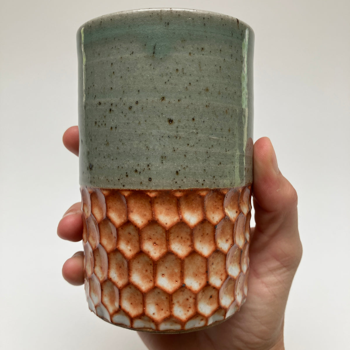 Tumbler With Hexagons