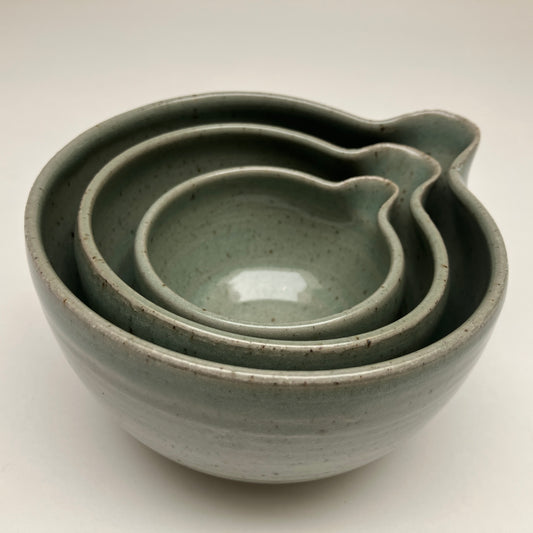 Small Nesting Set in Celadon