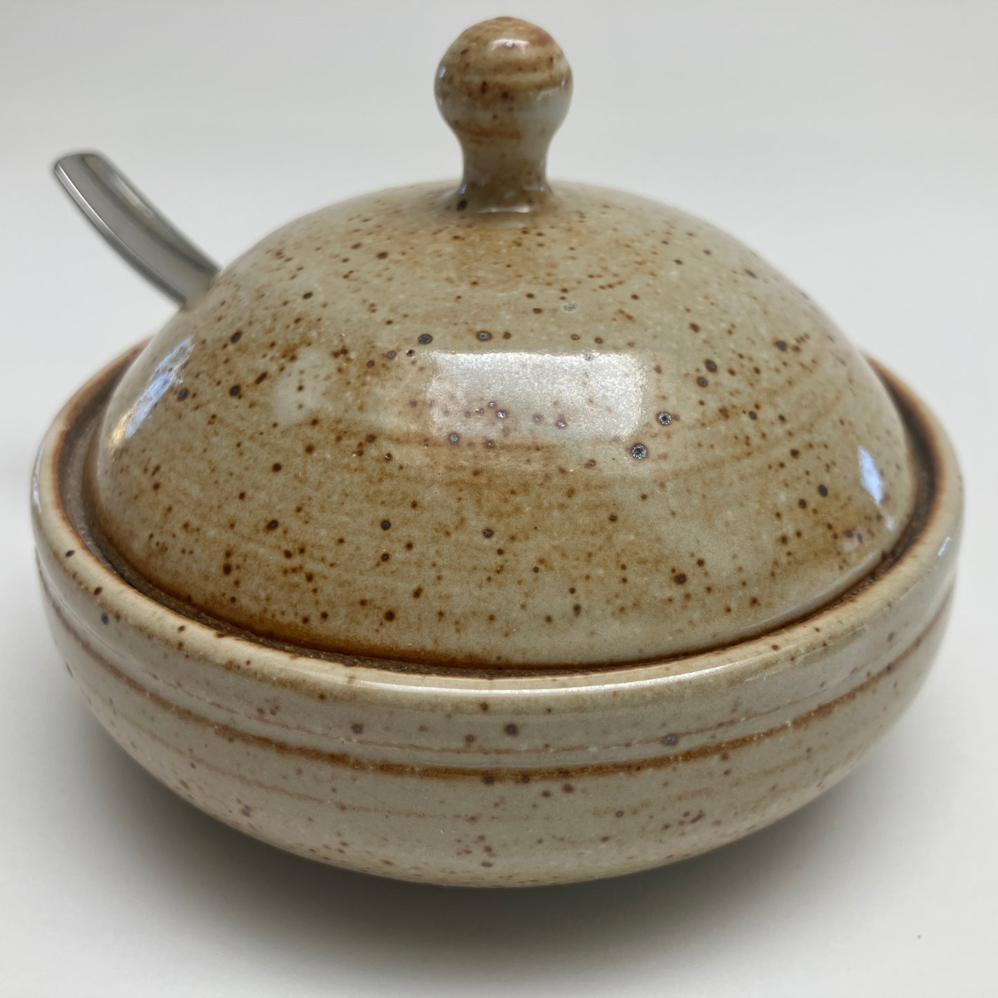 Salt Cellar in Speckled White