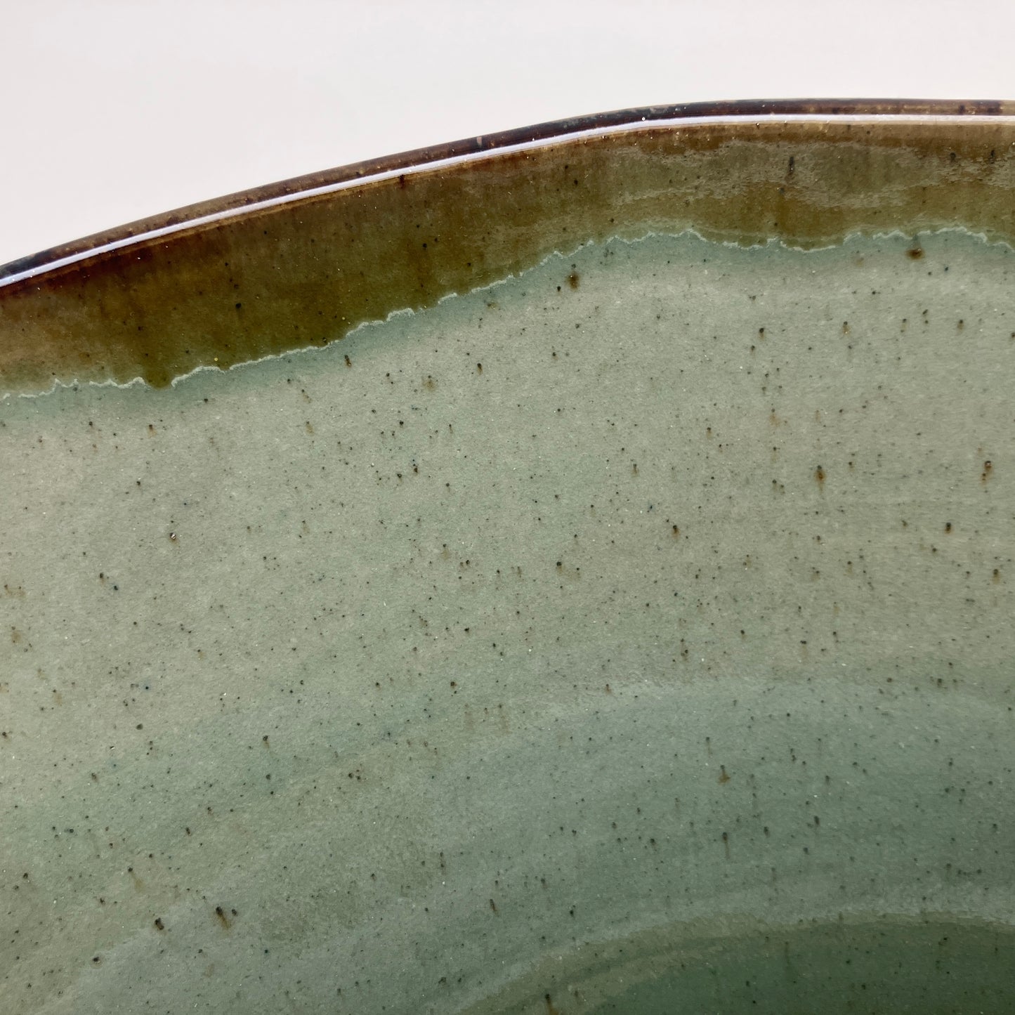 Large Serving Bowl With Grass Medley