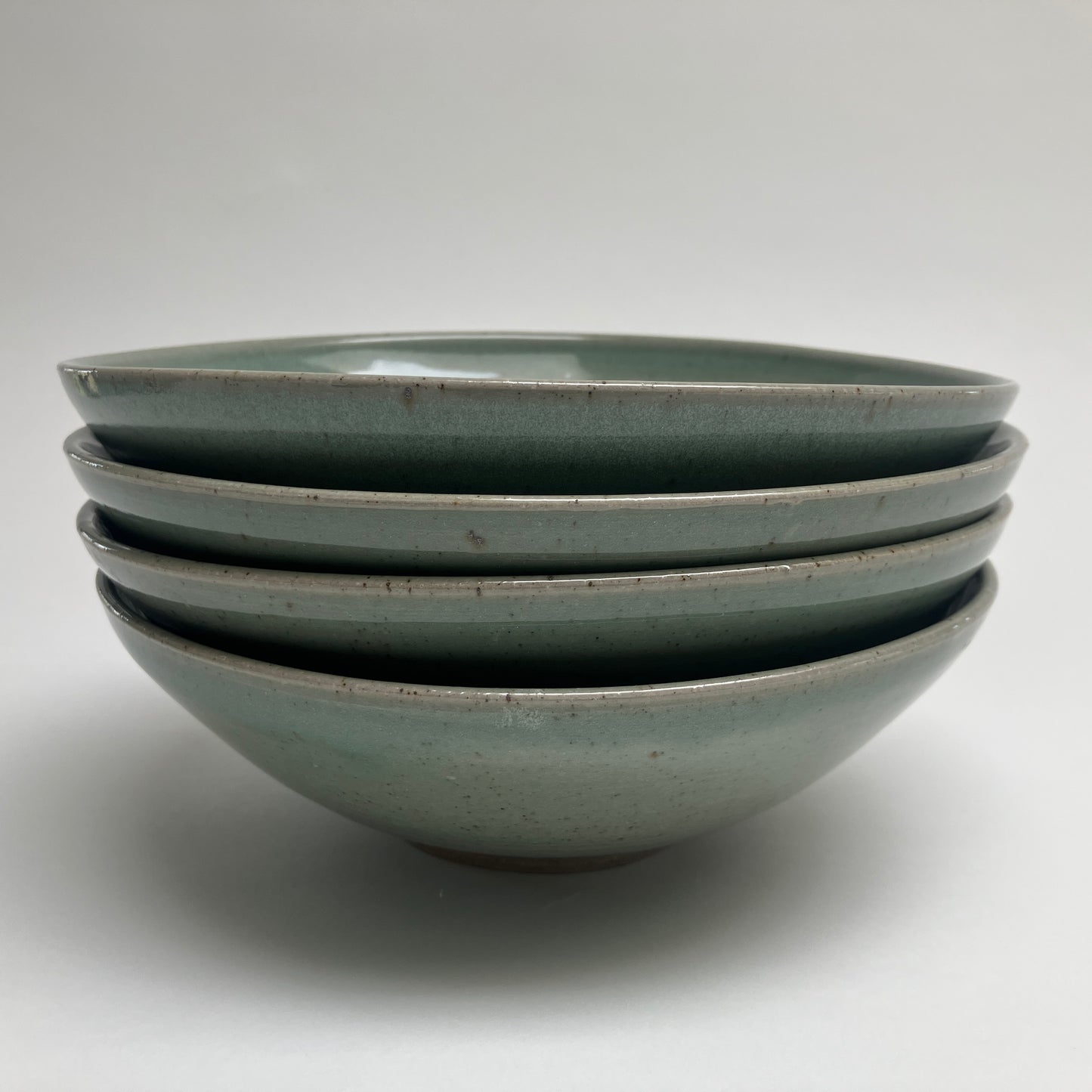 Stoneware Pasta Bowl in Celadon