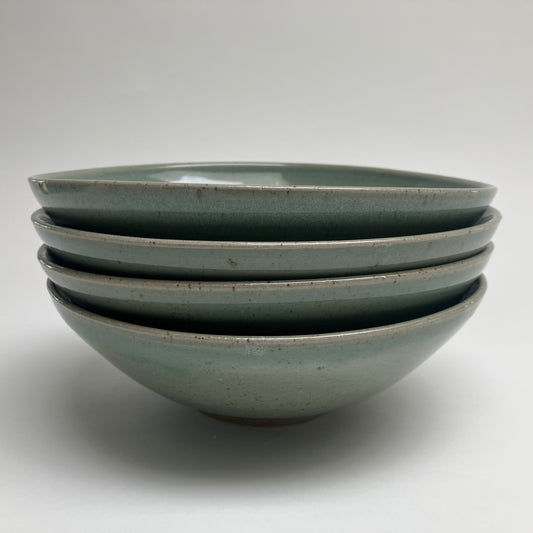 Stoneware Pasta Bowl in Celadon