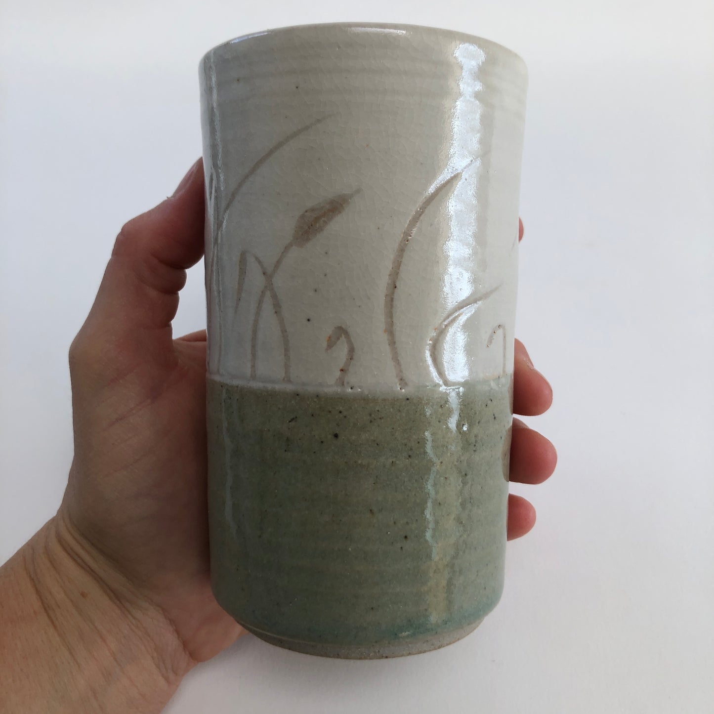 Tumbler with Reeds