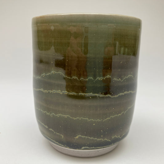 Tea Cup With Glaze Overlay