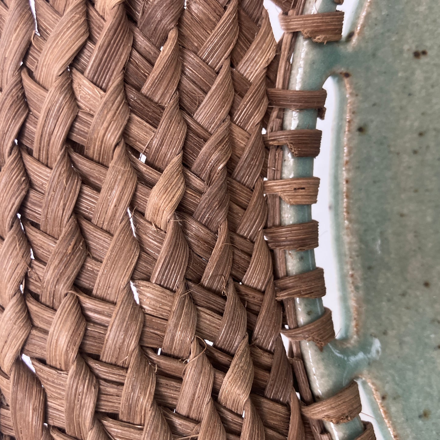 Sculptural Bowl with Neolithic Weave