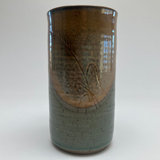 Tall Mug with Grasses