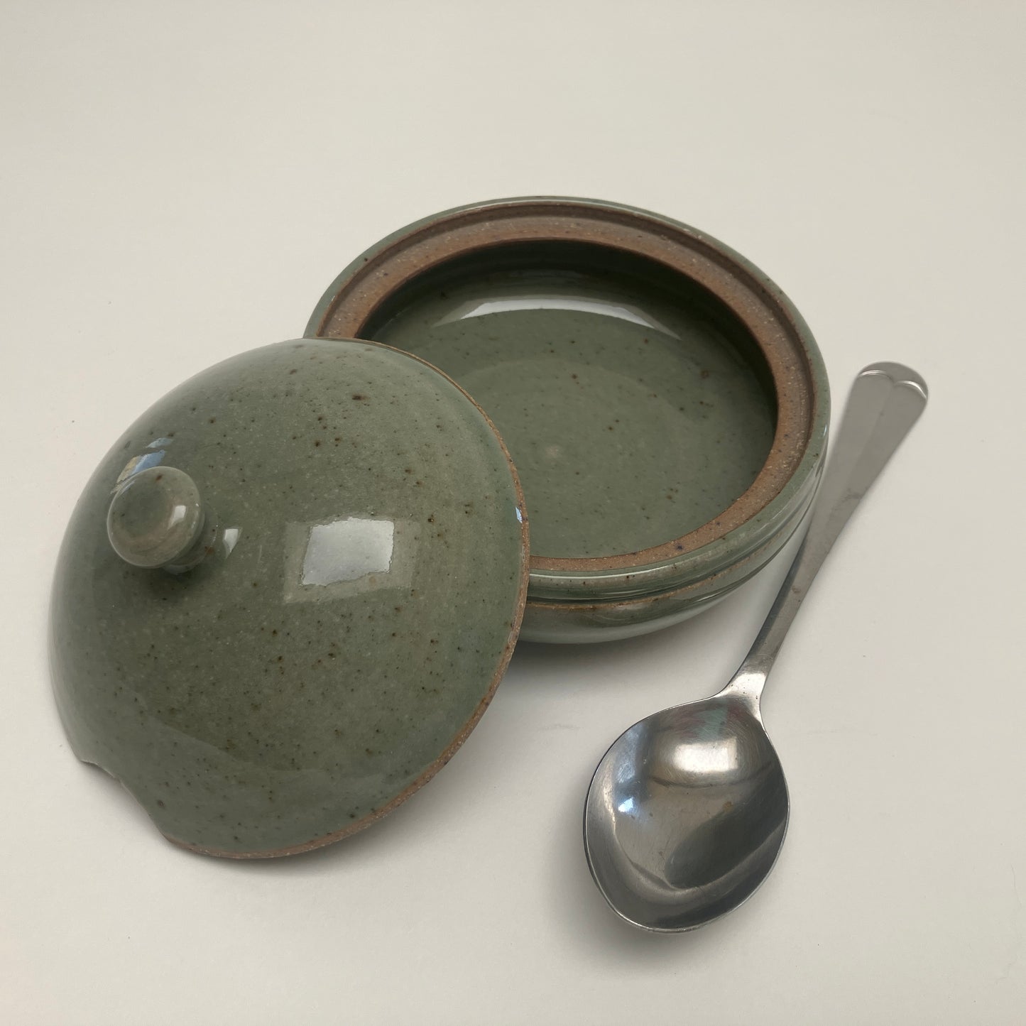 Celadon Salt Cellar