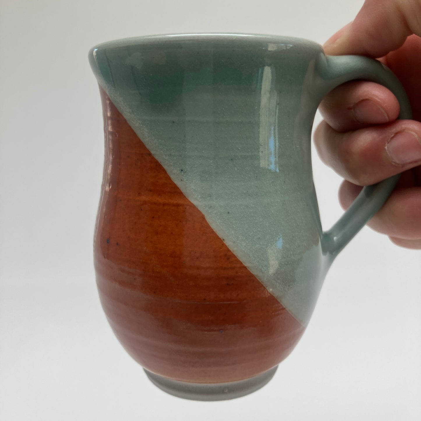 Small Curvy Mug With Feather