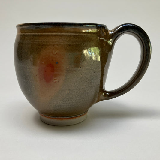 Round Mug In Shino Glaze