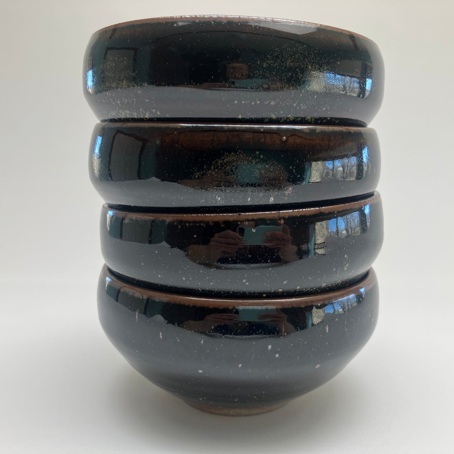 Bowl With Slip Marbling