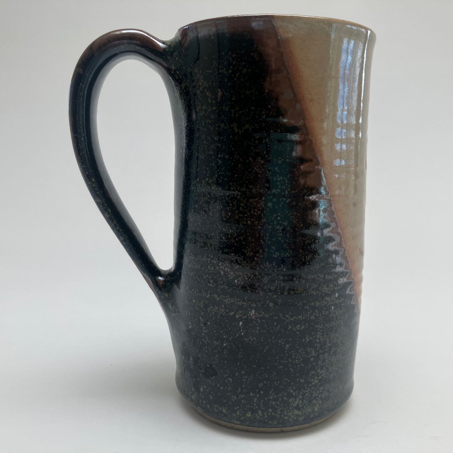 Tall Mug with Mustard and Grasses