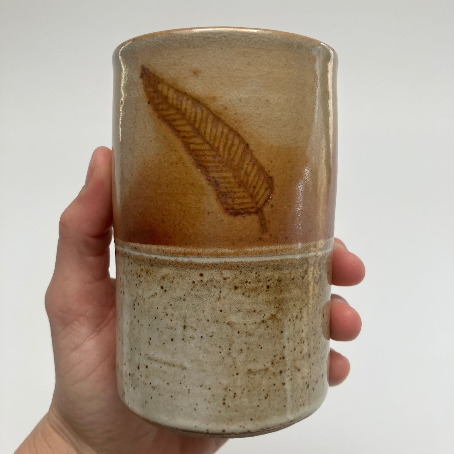 Tumbler With Feather