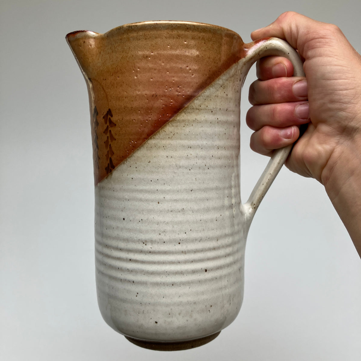 Pitcher with Wisteria