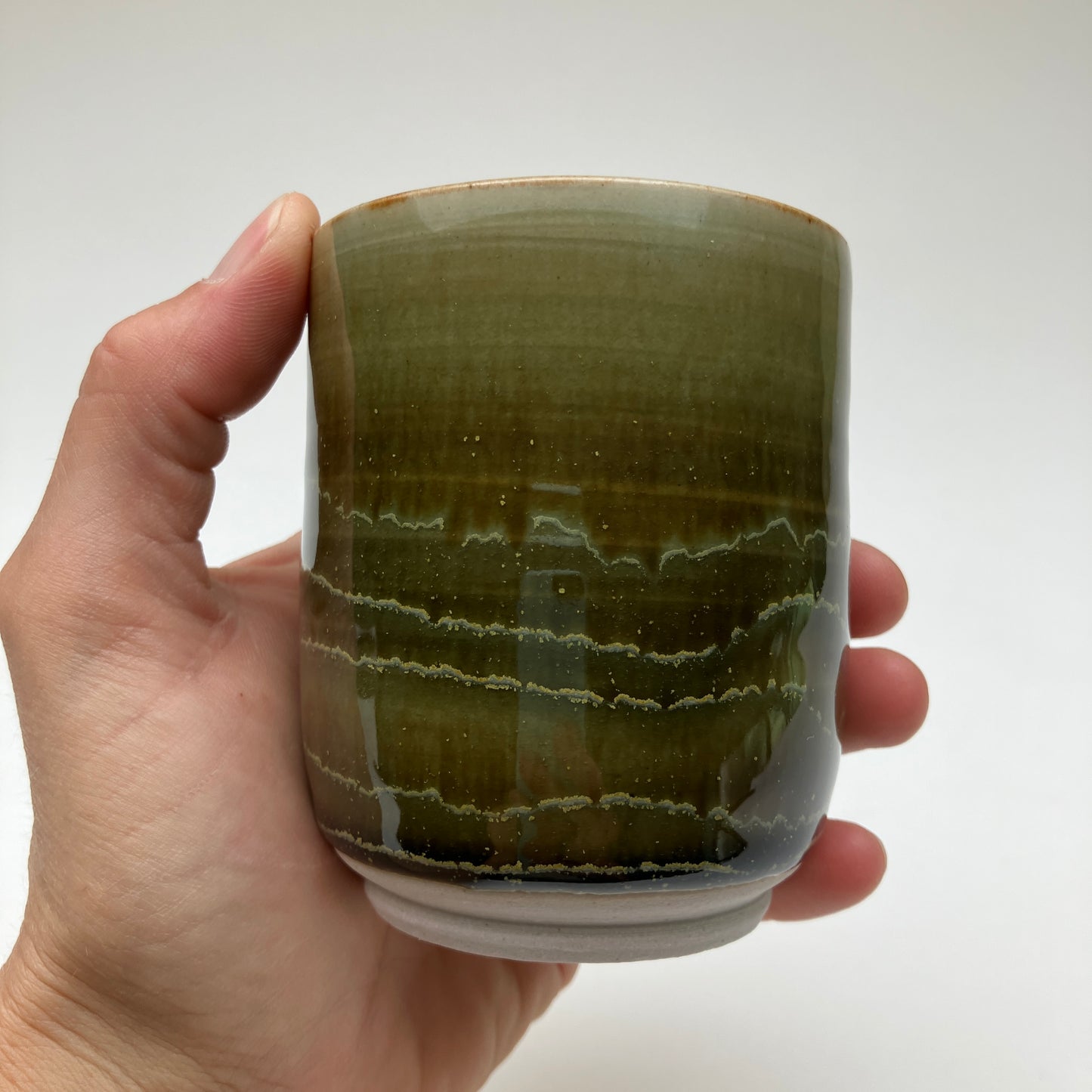 Tea Cup With Glaze Overlay