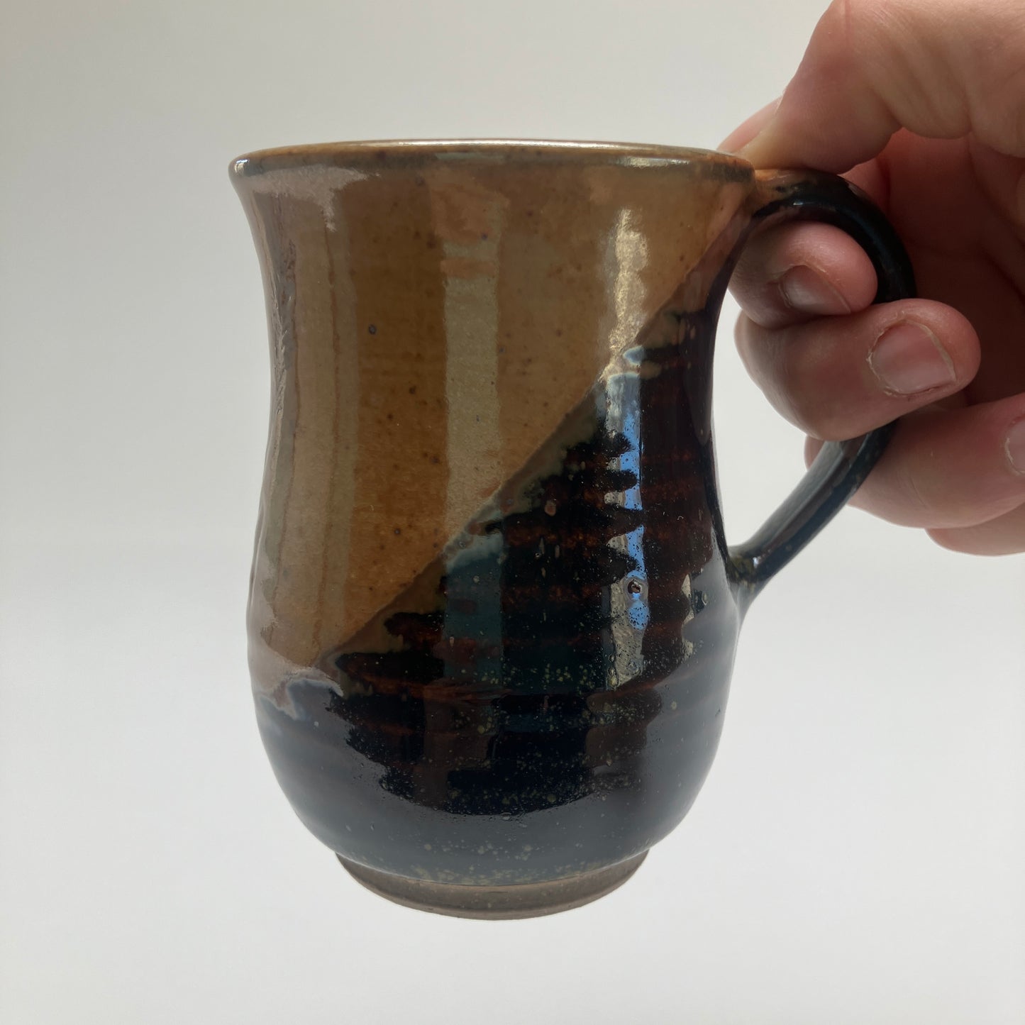 Small Curvy Mug With Grass