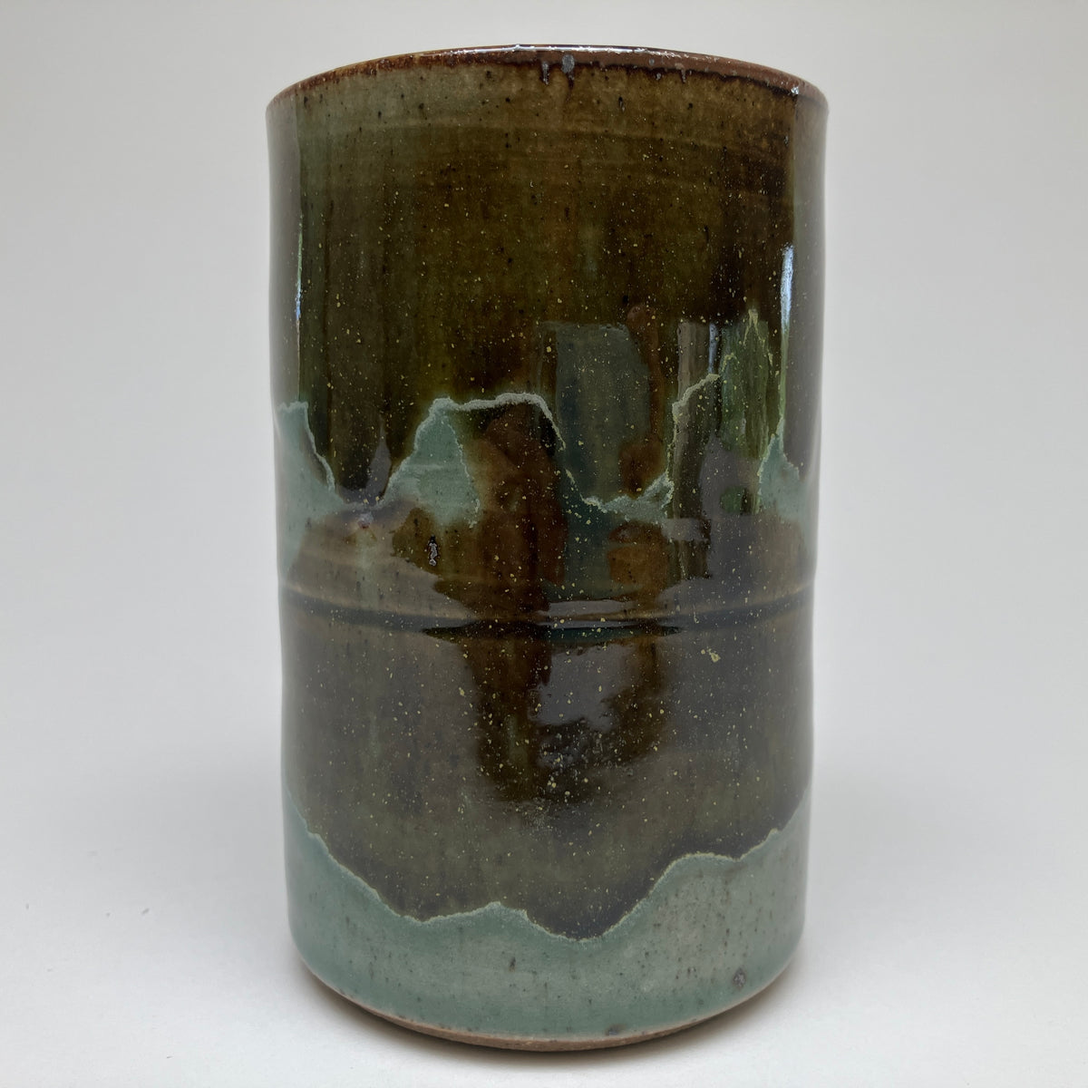Tumbler with Glaze Overlay