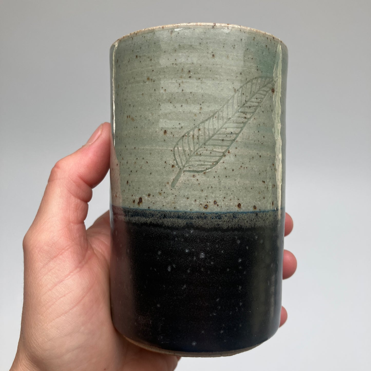 Tumbler With Feather