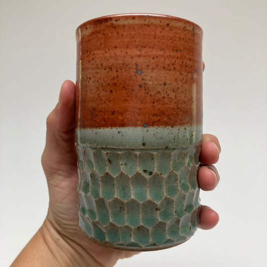 Tumbler With Hexagons