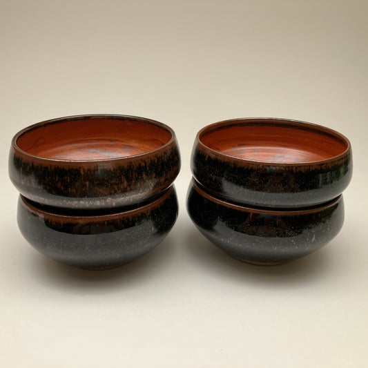 Bowl With Slip Marbling