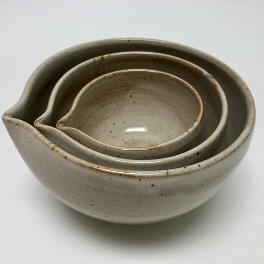 Small Nesting Set in Cream White