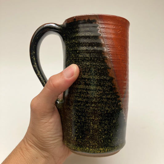 Tall Mug With Grasses
