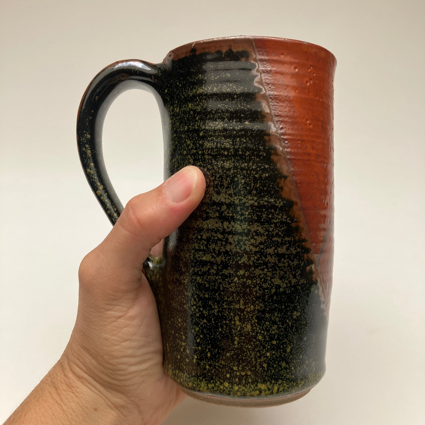 Tall Mug With Grasses