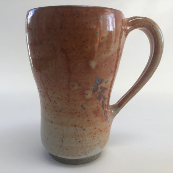 Blushing Mug with Wheat Design