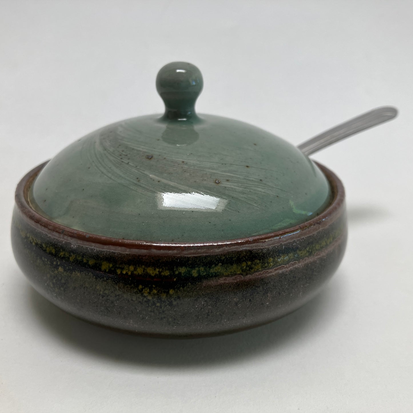 Salt Cellar With Brush Detail