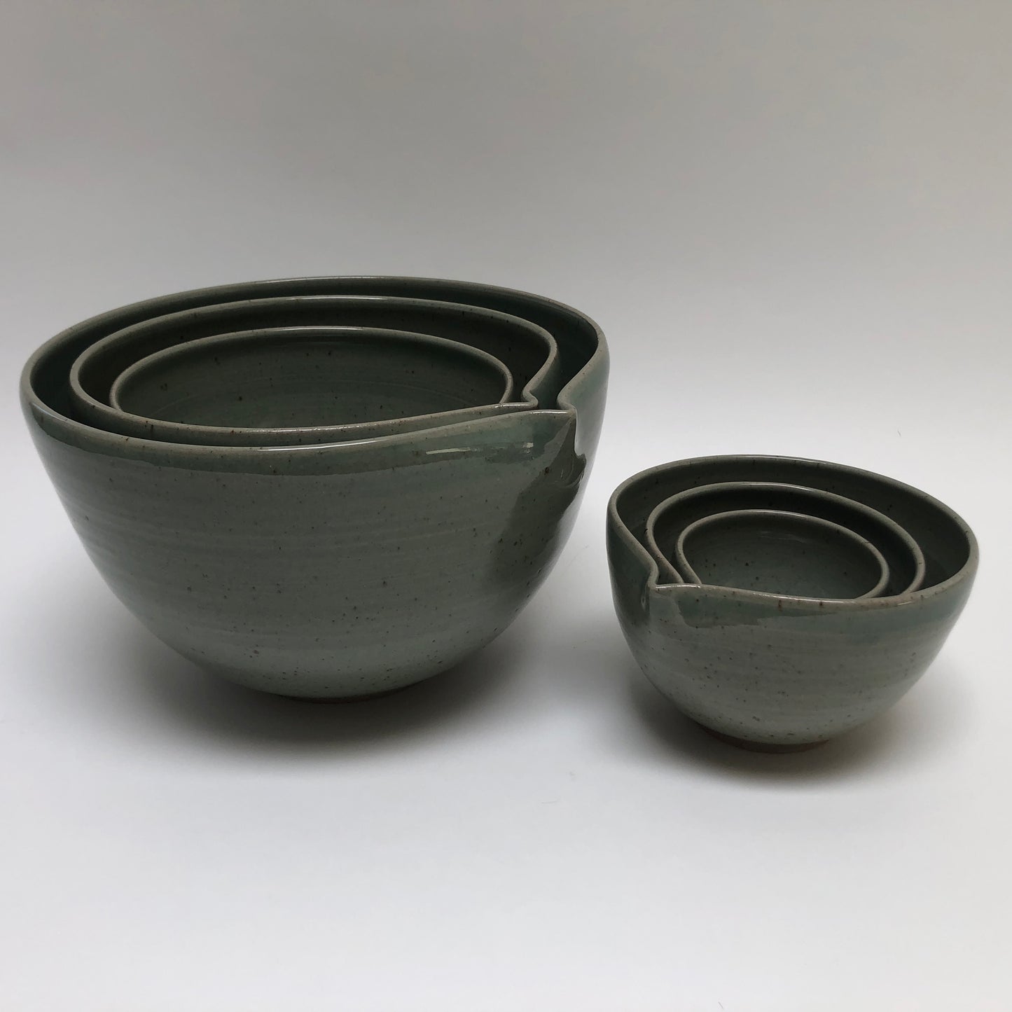 Six Piece Nesting Set of Bowls (Celadon)