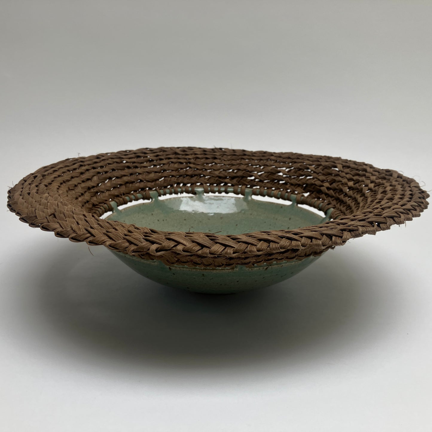 Sculptural Bowl with Neolithic Weave