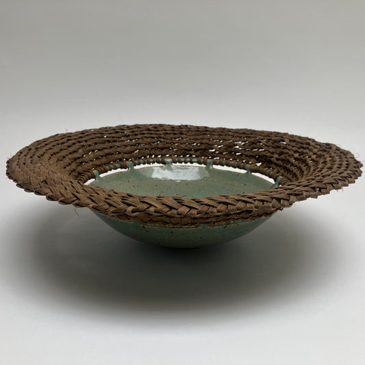 Sculptural Bowl with Neolithic Weave