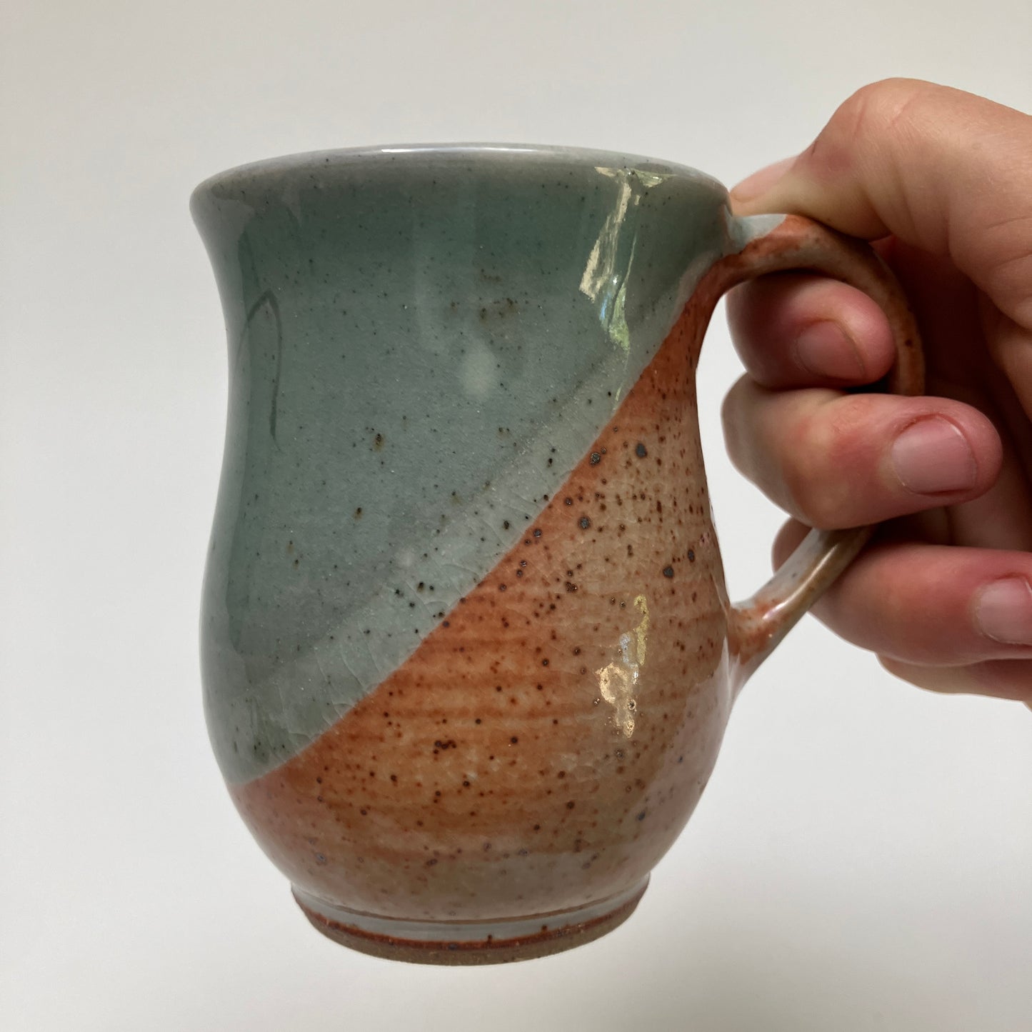 Small Curvy Mug With Wheat